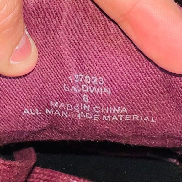 Limelight Maroon and White Sneakers - Picture 11 of 12